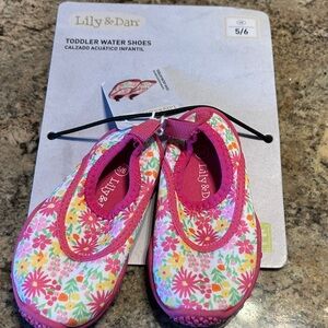 Lily & Dan Toddler Water Shoes - Pink Floral NWT